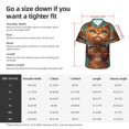 thumbnail image 6 of Haiem Strong Kitten Lifting Weights Printed Hawaiian Shirt for Men - Men’s Casual Beach Summer Shirts - Stretch Fabric with Modern Fit-XX-Large, 6 of 7