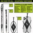 thumbnail image 5 of Cell Phone Holder for Walking with Universal Lanyard Phone Case for Most Smartphones by Gecko Travel Tech (Dog PAW Neck - Black Diamond), 5 of 9