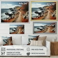thumbnail image 4 of Designart "Path Along the Coast IV" Landscapes Floater Framed Wall Art Living Room, 4 of 7