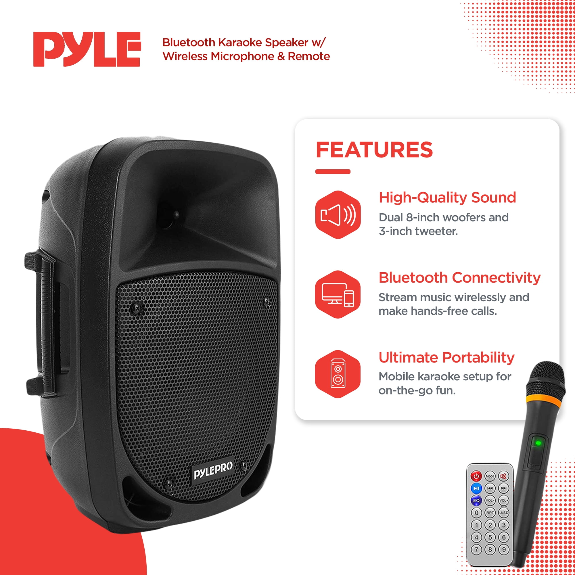 800W Portable Bluetooth PA Speaker - 8’’ Subwoofer, LED Battery Indica Rent a Samson Expedition XP800 8-channel 800W Portable Bluetooth