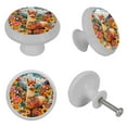 thumbnail image 4 of PhooArto Flying Butterflies Alpaca 4 PCS Crystal Glass Cabinet Knobs, Drawer Kitchen Cabinets Dresser Cupboard Wardrobe Pulls Handle - Glowing in the Dark, 4 of 7