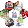thumbnail image 6 of Stylish Foldable Shoulder Handbag Lightweight Durable Portable Fashion Bag Perfect for Shopping, Picnic, Party, Commuting & Travel Cute Little Mermaids, 6 of 6