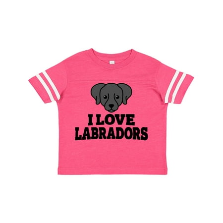 

Inktastic I Love Labradors Gift Toddler Boy or Toddler Girl T-Shirt