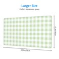 thumbnail image 3 of Bingfone Green Checkboard Large Gaming Mouse Pad,Extended Desk Mousepad With Stitched Edges,Non-Slip Base,29.5 X 16 In, 3 of 9