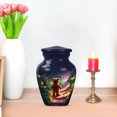 thumbnail image 7 of JAGASY Teddy bear Miniature Urn for Boy - Dark Blue Urn for Ashes for Women & Men- Butterfly Forest Fireflies Decorative Urns for Girl - Flowers Keepsake Cremation Urns for Child - (3 Inch), 7 of 7