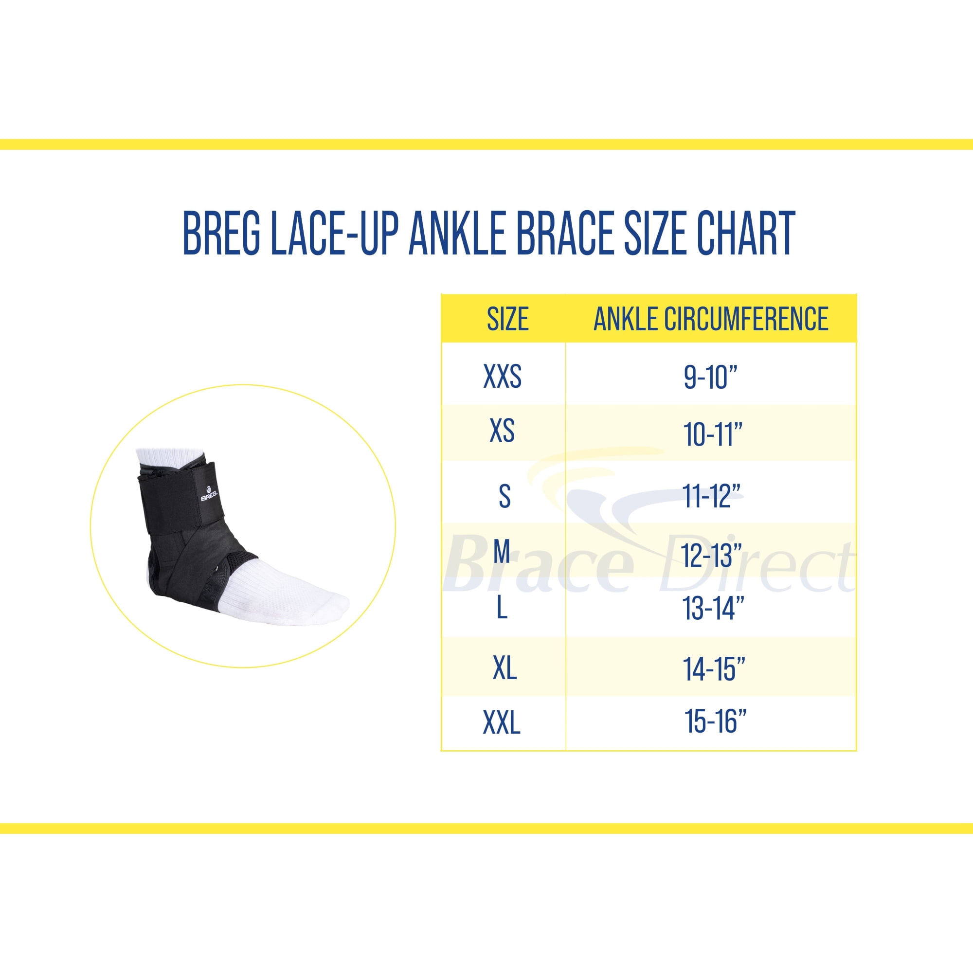 Breg Adjustable Lace-Up Ankle Support Brace - Professional Stability for Active Lifestyles | L1902