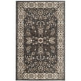 thumbnail image 4 of SAFAVIEH Lyndhurst Janel Traditional Bordered Area Rug, Grey/Cream, 3'3" x 5'3", 4 of 5