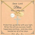 thumbnail image 5 of Christmas Gifts for Grandkids, Cross Necklace for daughter,14K Gold Plated Initial Necklace Jewelry First Communion Baptism Christmas Gifts, Stocking Stuffers for families daugter, 5 of 26