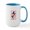 White/Blue Inside, variant on CafePress - Happy Christmas Krampus Mugs - 15 oz Ceramic Large White Novelty Mug