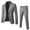 G-Grey, variant on Men's 3D Sequin Suit Jacket Men Printed Pocket Lapel Button Slim Fit Suits for Men 3 Piece Up Suit Style Mens Big and Tall Suits Two
