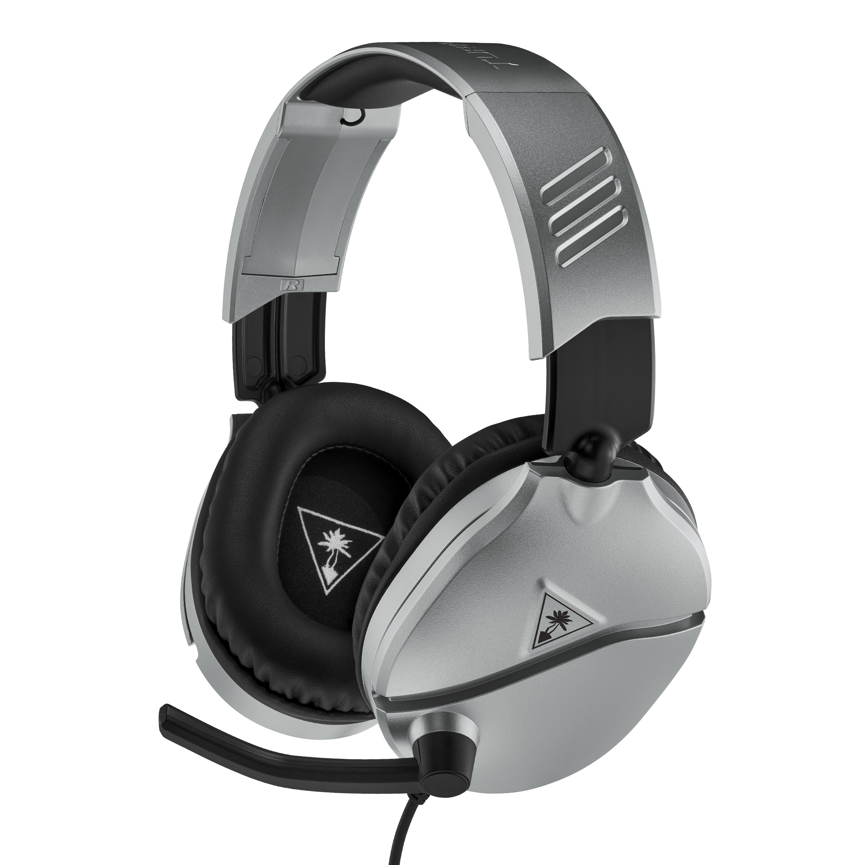 Turtle Beach Recon 70 Xbox Gaming Headset for Xbox Series X, Xbox Series S, Xbox One, PS5, PS4, PlayStation, Nintendo Switch, Mobile, & PC with 3.5mm - Flip-to-Mute Mic, 40mm Speakers - Silver - image 5 of 8