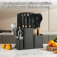 thumbnail image 6 of HEESEM 20 Pcs Silicone Stainless Steel Cooking Utensils Set -Multifunctional Kitchen Utensil Set - Black, 6 of 12