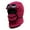 Wine, variant on Winter Cycling Balaclava Ski Mask with Anti-Fog Glasses Window, Windproof Fleece Thermal Face Mask for Motorcycle Riding, Skiing, Snowboarding, Hiking, and Outdoor Sports Cold Weather Gear