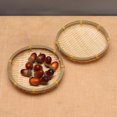 thumbnail image 3 of HONMEET Khaki Bamboo Storage Basket for Fruit and Vegetables, 3 of 8