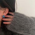 thumbnail image 4 of Retro Open C Shape Earrings with Modern Fashion Twist Comfortable and Sturdy Materials for Trendy Women Daily Use Yellow, 4 of 4
