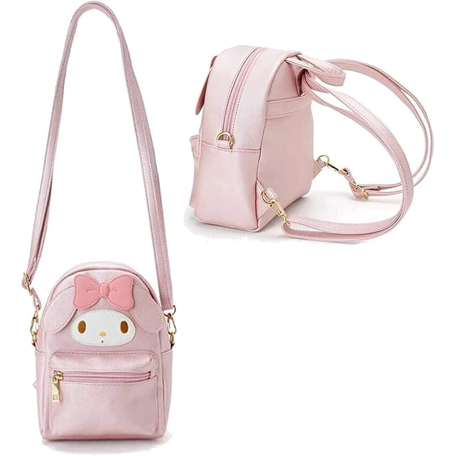 Mochila TUMPETY Anime Doll Cosplay de color negro claro para niñas