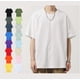 thumbnail image 2 of Camiseta 100% algodón orgánico con logotipo personalizado, venta al por mayor, camisas informales formales para hombre, talla grande, estampado de cuello mandarín corto de verano, 2 of 4