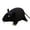 Black, variant on HEVIRGO Simulated 3D Mouse Rat Animal Soft Plush Doll Toy Sofa Couch Decor New Year Gift