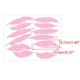 thumbnail image 2 of Unique Bargains Feather Shape Removable Peel and Stick Wall Decals Sticker Perfect Decor Office Living Room Pink 12pcs, 2 of 7