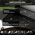 thumbnail image 3 of Gas Propane Grill,5-Burner Gas BBQ Grill with Side Burner, 52,000 BTU Stainless Steel Propane Grill for Outdoor, 3 of 10