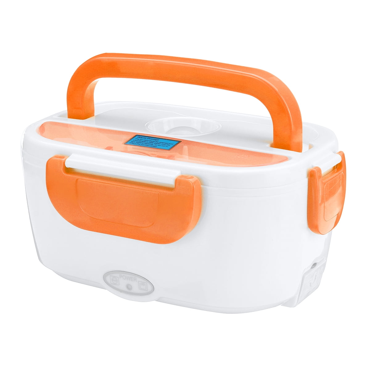 2 in 1 Portable Electric Heated Lunch Box Car Home Auto Food Rice Container Warm 