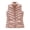 Light Pink, variant on Joernso Women's Padded Vest Autumn Winter Ultra Light Zipper Closure Warm Sleeveless Jacket Slim Fit Windproof Stand-up Collar Waistcoat for Home Work