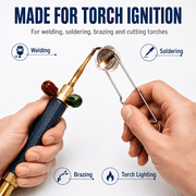 Single Striker Spark Lighter With 5 Extra Flints Ignitor for Torch Welding