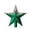 B, variant on 5 Pointed Christmas Tree Topper Star, Blue Painted Top Ornament for Xmas Tree, Mantel and Holiday Party, Shatter Resistant, Easy Installation