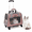 Pink, variant on Rolling Cat Carrier with Wheels, Foldable Airline Approved Pet Travel Carrier with Handle & Luggage Strap