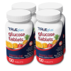TRUEplus Glucose Tablets, Tropical Fruit, 50Ct Bottles (4 Pack)