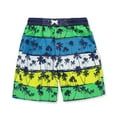 thumbnail image 2 of Boys' Palm Tree Beach Print Swim Trunk, 2 of 2