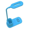 thumbnail image 2 of Summercome Desk Lamp for Home Bedroom, 3 Brightness Level Dimmable, LED Desk Lamp Wireless Charger with Pen Holder, Eye-Caring Table Lamps 3 Color, Flexible Touch Control Kids Night Light, Blue, 2 of 9