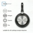 thumbnail image 4 of Mainstays 8" Non-Stick Aluminum Skillet Black Dishwasher Safe, 4 of 8