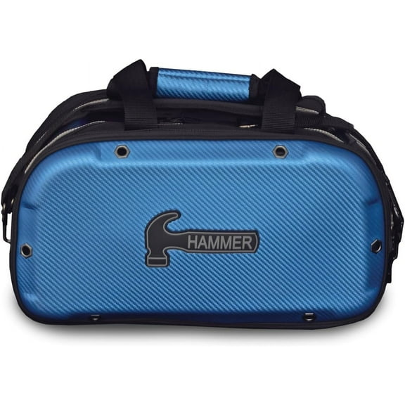 Hammer Carbon Shield Double Tote Bowling Bag - Blue