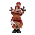 thumbnail image 2 of Xihbxyly Muñeca de Pie con Sombrero de Copa, Tela Festiva de Lino y Felpa, Diseño de Postura Estable, Decoración Navideña para El Hogar, Ambiente Festivo Acogedor, Ideal para Sala de Estar o Tienda,, 2 of 6
