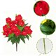 thumbnail image 3 of Decoraciones para San Valentín, adornos para San Valentín, regalos para San Valentín, decoraciones navideñas, flores artificiales de azalea e impatiens de 5 cabezas, flores artificiales de plástico., 3 of 5