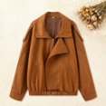 thumbnail image 2 of Jackets for Women Winter Jackets for Women Women's Autumn And Winter Loose Collar Suede Casual Jacket Jacket, 2 of 5
