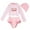 Pink, variant on Xinhuaya Toddler Girl Swimwear 3PC Long Sleeve Rash Guard Bathing Suit Beach Swimsuits Outfits 1-7 Years