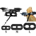 thumbnail image 4 of SharkTRUE Mustache Lizard Lead, Beard Lizard Cord & Harness Set - Adjustable Escape Proof Small Pets Walking Training Outdoor Travel Traction Rope, Bearded Dragon Costume Accessory, 4 of 7
