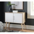 thumbnail image 5 of Signature Design by Ashley Contemporary Orinfield Accent Cabinet  Natural/White, 5 of 7