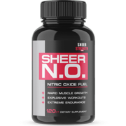 SHEER N.O. Nitric Oxide Supplement - Premium Muscle Building Nitric Oxide Booster with L Arginine - Sheer Strength Labs - 120ct