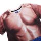 thumbnail image 5 of Camiseta de festival para hombre, estilo americano, para despedida de soltero, con estampado 3D de músculos, informal, tallas M-3XL, 5 of 9