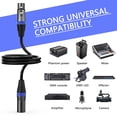 thumbnail image 3 of Cables XLR BGBGKK, paquete de 6 pies, macho a hembra, chapados en oro, 3 of 8