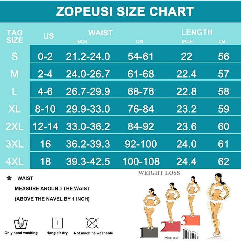 Inches Women's Waist Size Chart Conversion Eleady Women's