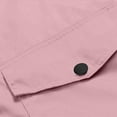 thumbnail image 3 of Womens Waterproof Rain Jacket Fleece Lined Rain Coats Lightweight Zip Up Hooded Winter Rain Windbreaker Jackets Outdoor Hooded Trench Raincoat, 3 of 5