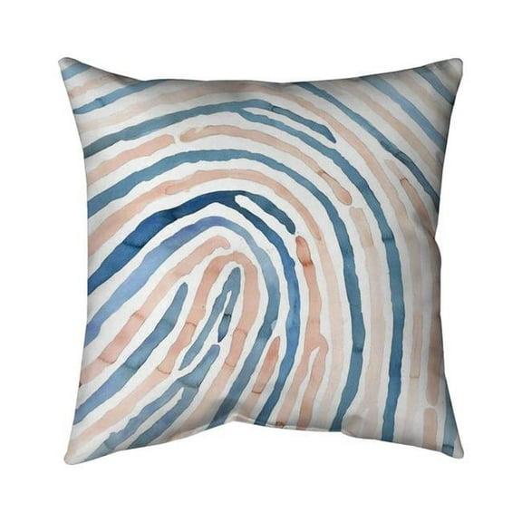Begin Home Decor 5541-2626-MI112 26 x 26 in. Fingerprint-Double Sided Print Indoor Pillow