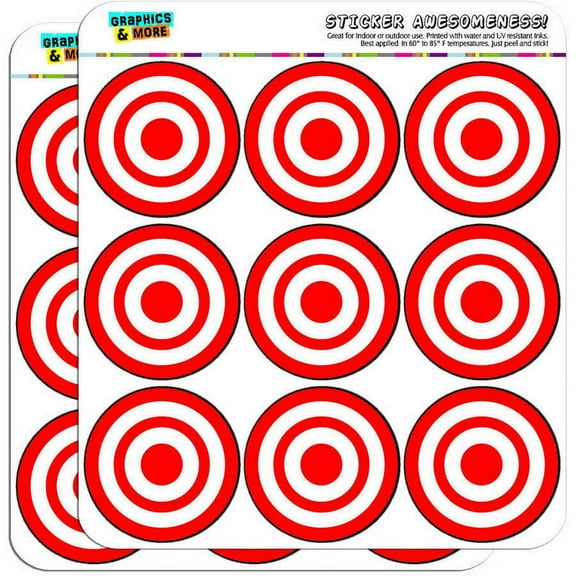 Target Sniper Scope Bullseye 18 2" Planner Calendar Scrapbooking Crafting Stickers