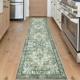 thumbnail image 3 of GUHNNHUIJ 3x5 Blue Washable Rug for Living Room  Soft Boho Rug with Non-Slip  Low-Pile Vintage Floor Area Rugs for Entryway Nursery Bedroom Dining  Dorm Carpet with Non-Shedding, 3 of 8