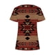 thumbnail image 5 of Puntoco 2024, tops a la moda de verano para mujer, tops informales a la moda con estampado cuadrado y cuello cuadrado, tops con botones de manga corta, blusas sueltas, 5 of 5