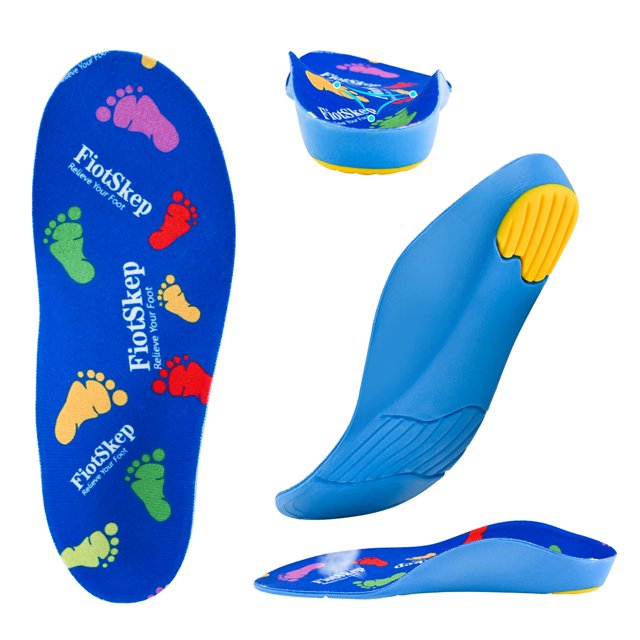 Plantillas ortopédicas para niños FiotSkep con soporte de arco y cojín de gel